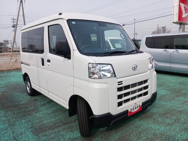 ハイゼットカーゴＤＸ　４ＷＤ４ＷＤ　スマートアシスト　キーレスリモコン　フロントパワーウインド　両側リアスライドドア　コーナーセンサー　マニュアルエアコン　オートライト　アイドリングストップ（石川県）の中古車