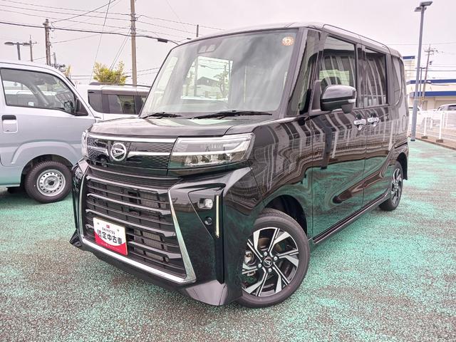 タントカスタムＸリミテッド　４ＷＤ４ＷＤ　純正７インチナビ　バックカメラ　ＥＴＣ　スマアシ　シートヒーター　電動パーキングブレーキ・ブレーキホールド機能　オートライト　両側パワースライドドア　キーフリー（石川県）の中古車