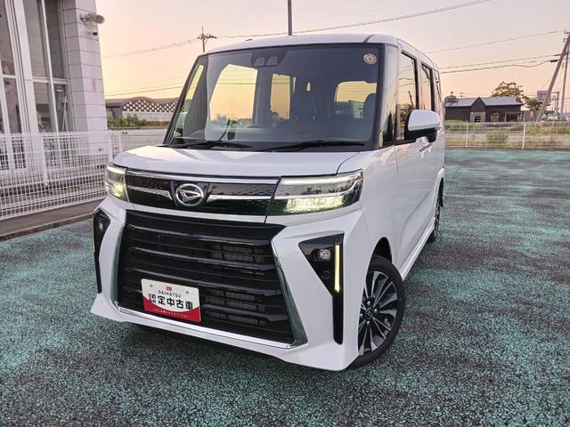 タントカスタムＲＳリミテッド　４ＷＤ４ＷＤ　ターボ　純正７インチナビ　バックカメラ　ＥＴＣ　スマアシ　両側パワースライドドア　シートヒーター　ＬＥＤヘッドライト　ＬＥＤフォグライト　キーフリー（石川県）の中古車
