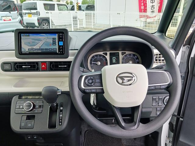 ムーヴキャンバスストライプスG 4WD4WD 純正7インチナビ バックカメラ スマアシ 両側パワースライドドア LEDヘッドライト フォグライト コーナーセンサー(石川県)の中古車