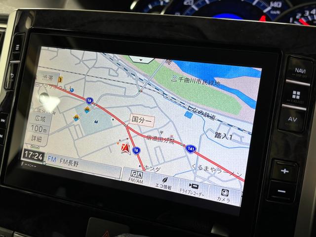 タントカスタムＲＳ　トップエディションＳＡIIIカーナビ　全方位カメラ　シートヒーター　オートライト　オートエアコン　ＬＥＤヘッドランプ　ＬＥＤフォグランプ　４ＷＤ（長野県）の中古車