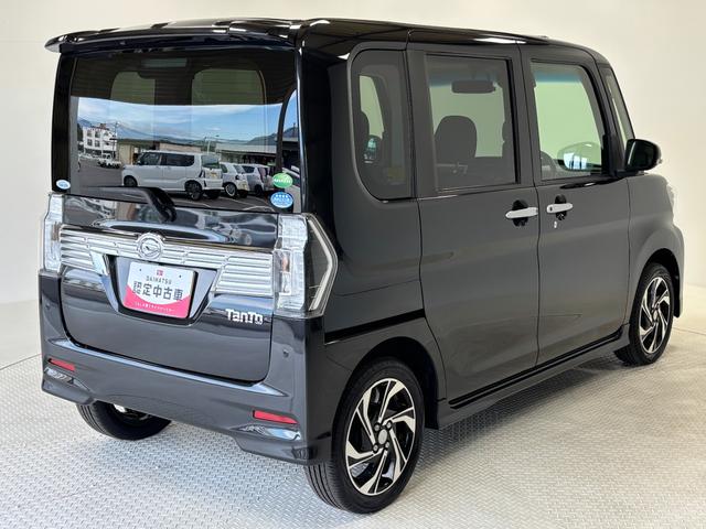 タントカスタムＲＳ　ＳＡIIIカーナビ　全方位カメラ　ドラレコ　ＣＶＴ　オートライト　オートエアコン　シートヒーター　両側電動スライドドア　ターボエンジン　ＬＥＤヘッドランプ　ＬＥＤフォグランプ（長野県）の中古車