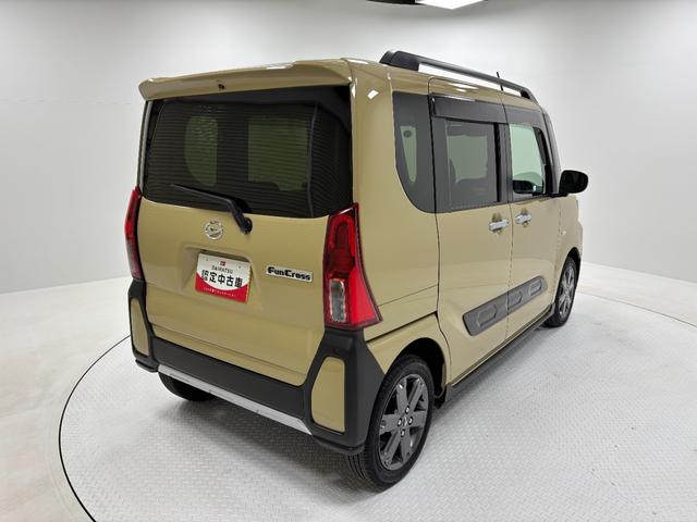 タントファンクロスターボターボ　防錆塗装済み　オーディオレス　両側パワースライドドア　両側シートヒーター　撥水加工シート　ＵＳＢソケット　プッシュスタート　キーフリー　格納式テーブル　電動格納ミラー　スマートアシスト（長野県）の中古車