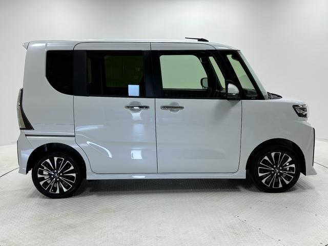 タントカスタムＲＳリミテッドターボ　追従機能　オーディオレス　ＵＳＢソケット　両側電動スライドドア　ミラクルオープンドア　両側シートヒーター　格納式テーブル　電動格納ミラー　ＬＥＤ　オートライト機能　キーフリー　スマアシ（長野県）の中古車