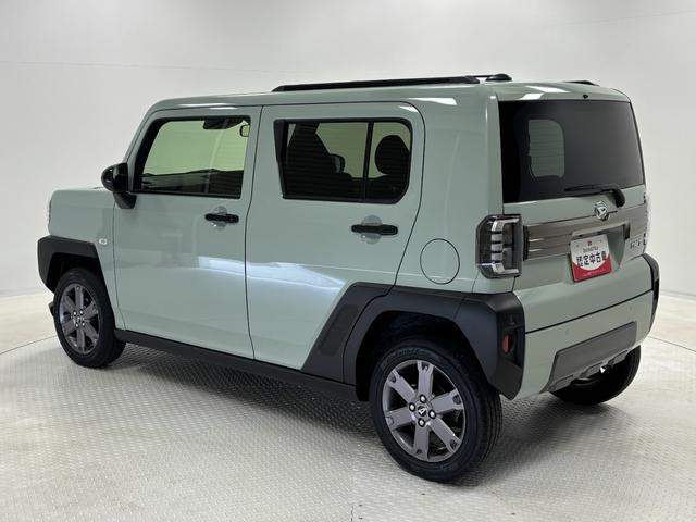 タフトＧターボ　ダーククロムベンチャーターボ　追従機能　オーディオレス　ＵＳＢソケット　スカイフィールトップ　両側シートヒーター　電動格納ミラー　電動パーキングブレーキ　プッシュスタート　ＬＥＤ　オートライト　キーフリー　スマアシ（長野県）の中古車