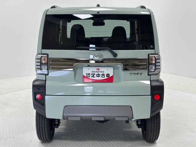 タフトＧターボ　ダーククロムベンチャーターボ　追従機能　オーディオレス　ＵＳＢソケット　スカイフィールトップ　両側シートヒーター　電動格納ミラー　電動パーキングブレーキ　プッシュスタート　ＬＥＤ　オートライト　キーフリー　スマアシ（長野県）の中古車