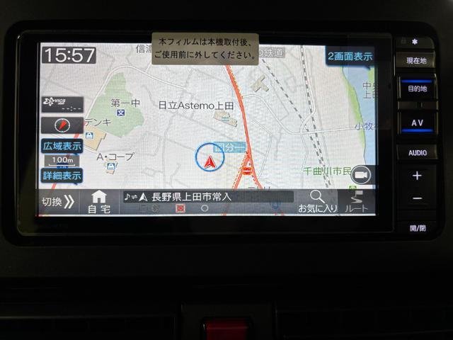 タントカスタムRSターボ エンジンスターター ドラレコ ETC 追従機能 純正ナビ パノラマモニター Bluetooth フルセグ ハンズフリー USBソケット 両側電動スライドドア 両側シートヒーター スマアシ(長野県)の中古車