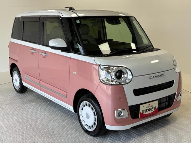 ムーヴキャンバスストライプスＧディスプレイオーディオ　オートエアコン　　バックカメラ　オートライト　シートヒーター　両側電動スライドドア　ＣＶＴ（長野県）の中古車