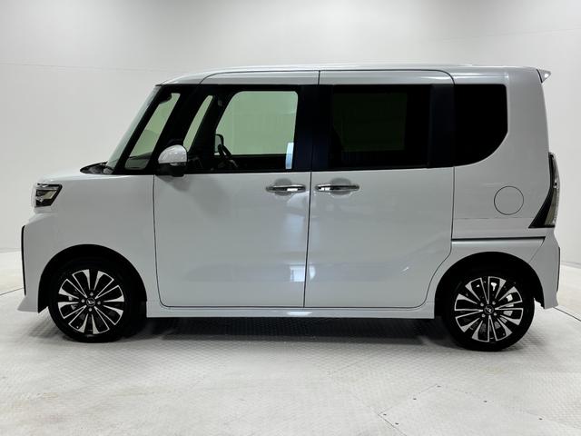 タントカスタムＲＳリミテッドターボ　追従機能　ＥＴＣ　オーディオレス　ＵＳＢソケット　両側電動スライドドア　ミラクルオープンドア　両側シートヒーター　ＬＥＤヘッドランプ　オートライト機能　格納式テーブル　キーフリー　スマアシ（長野県）の中古車