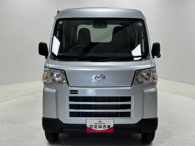 ハイゼットカーゴＤＸＡＭ・ＦＭチューナー　マニュアルエアコン　両側スライドドア　電子制御式４ＷＤ　フルフラット荷室　オーバーヘッドシェルフ　ハロゲンヘッドランプ　オートライト　キーレスエントリー　スマアシ（長野県）の中古車