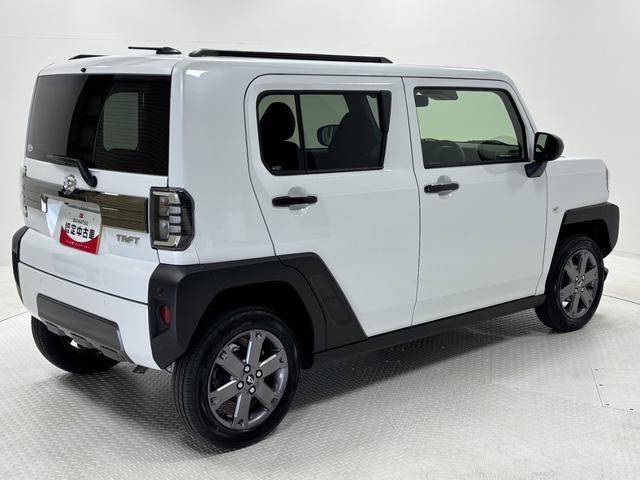 タフトＧターボ　ダーククロムベンチャーターボ　追従機能　オーディオレス　ＵＳＢソケット　スカイフィールトップ　両側シートヒーター　ＬＥＤヘッドランプ　オートライト機能　電動格納ミラー　電動パーキングブレーキ　キーフリー　スマアシ（長野県）の中古車