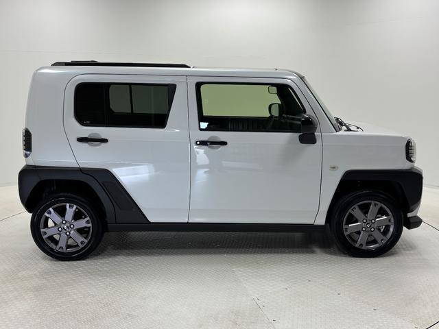 タフトＧターボ　ダーククロムベンチャーターボ　追従機能　オーディオレス　ＵＳＢソケット　スカイフィールトップ　両側シートヒーター　ＬＥＤヘッドランプ　オートライト機能　電動格納ミラー　電動パーキングブレーキ　キーフリー　スマアシ（長野県）の中古車