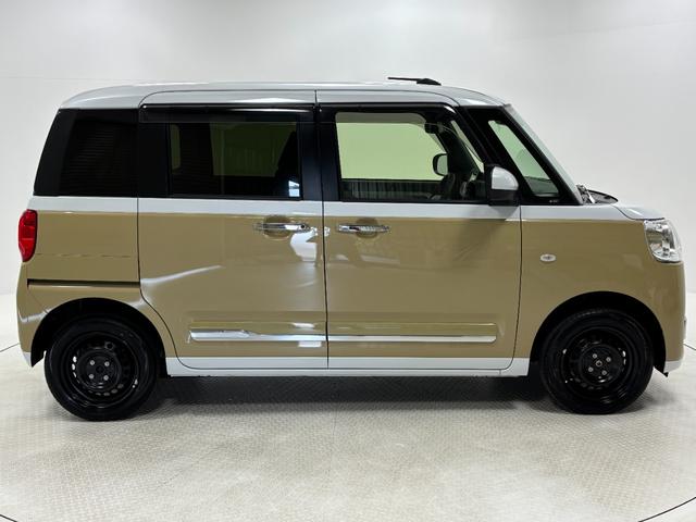ムーヴキャンバスストライプスＧＣＤチューナー　シートヒーター　オートライト　オートエアコン　ＬＥＤヘッドランプ　ＬＥＤフォグランプ　４ＷＤ（長野県）の中古車