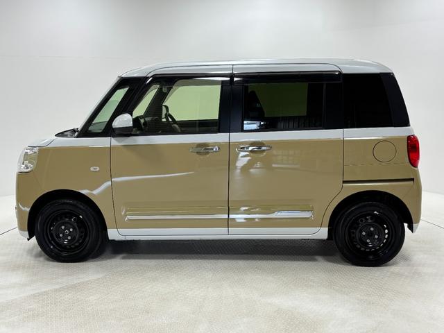 ムーヴキャンバスストライプスＧＣＤチューナー　シートヒーター　オートライト　オートエアコン　ＬＥＤヘッドランプ　ＬＥＤフォグランプ　４ＷＤ（長野県）の中古車