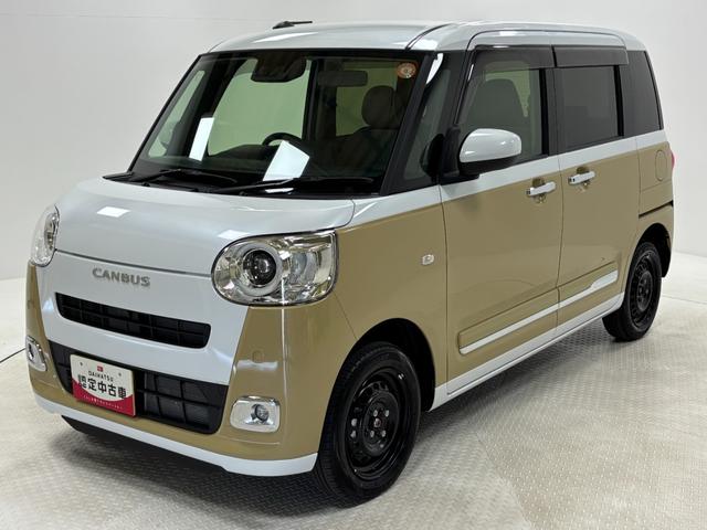 ムーヴキャンバスストライプスＧＣＤチューナー　シートヒーター　オートライト　オートエアコン　ＬＥＤヘッドランプ　ＬＥＤフォグランプ　４ＷＤ（長野県）の中古車