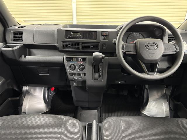 ハイゼットカーゴDX防錆塗装済み AMFMチューナー LEDヘッドランプ エアコン オートライト 電子制御式4WD キーレスエントリー 両側パワーウィンドウスイッチ スライドドア(長野県)の中古車