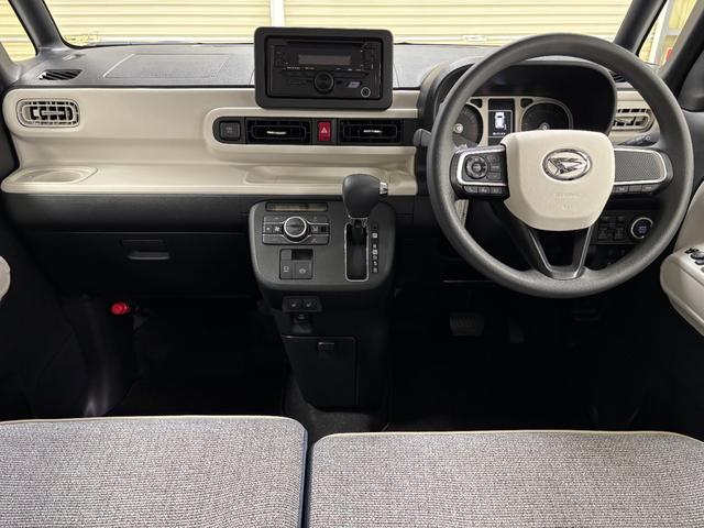 ムーヴキャンバスストライプスＧ防錆塗装済み　ＣＤチューナー　両側シートヒーター　両側パワースライドドア　ホッとカップホルダー　オートエアコン　置きラクボックス　プッシュスタート　キーフリー　電動パーキングブレーキ　電動格納ミラー（長野県）の中古車