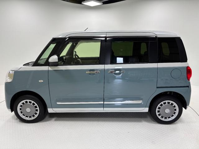 ムーヴキャンバスストライプスＧ防錆塗装済み　ＣＤチューナー　両側シートヒーター　両側パワースライドドア　ホッとカップホルダー　オートエアコン　置きラクボックス　プッシュスタート　キーフリー　電動パーキングブレーキ　電動格納ミラー（長野県）の中古車