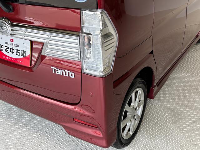 タントカスタムＸ　トップエディションＳＡIIIカーナビ　バックカメラ　ＥＴＣ　オートライト　オートエアコン　ＬＥＤヘッドランプ　ＬＥＤフォグランプ　４ＷＤ（長野県）の中古車