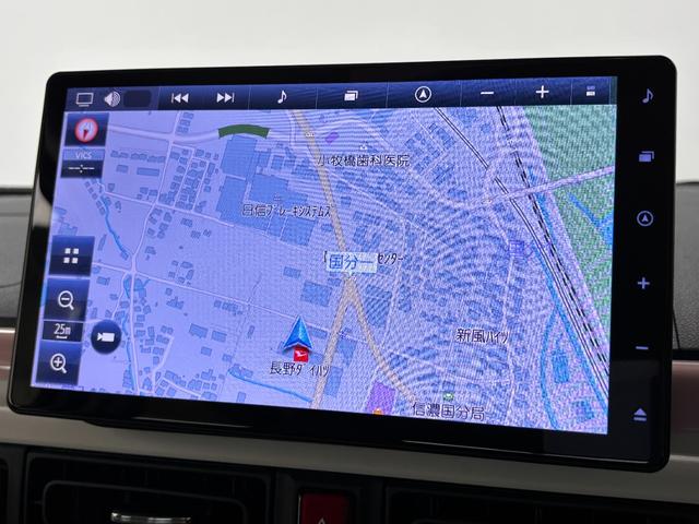 ムーヴキャンバスストライプスＧカーナビ　全方位カメラ　ドラレコ　ＥＴＣ　シートヒーター　両側電動スライドドア　オートライト　オートエアコン　ＬＥＤヘッドランプ　ＬＥＤフォグランプ（長野県）の中古車