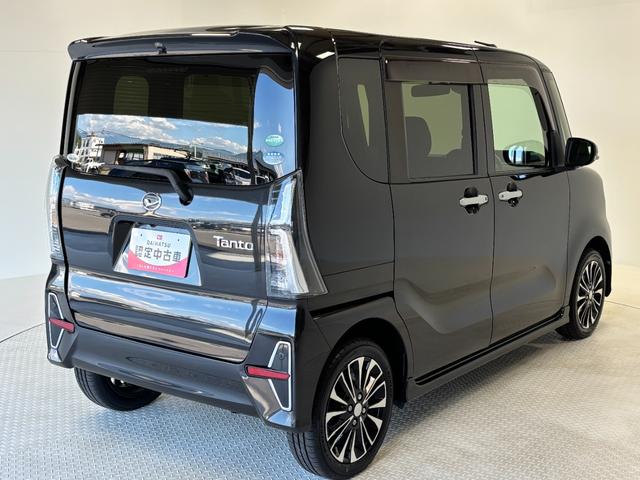 タントカスタムRSセレクションカーナビ バックカメラ ドラレコ ETC シートヒーター オートライト オートエアコン 両側電動スライドドア ターボエンジン クルーズコントロール LEDヘッドランプ LEDフォグランプ 4WD(長野県)の中古車