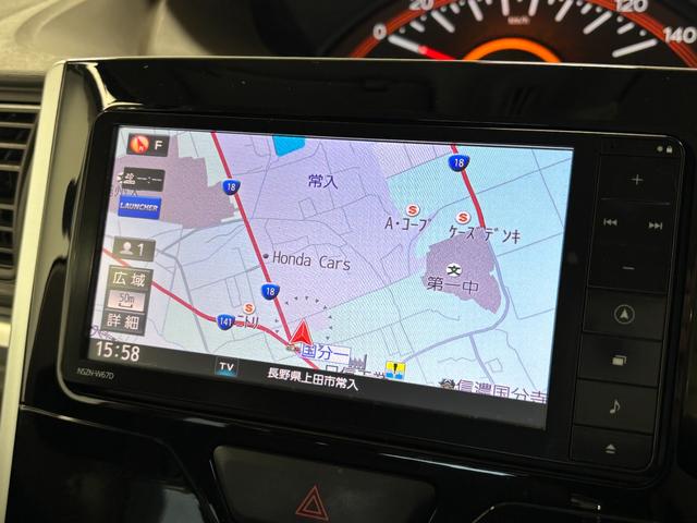 タントX SAIIIカーナビ オートライト オートエアコン 片側電動スライドドア シートヒーター CVT(長野県)の中古車