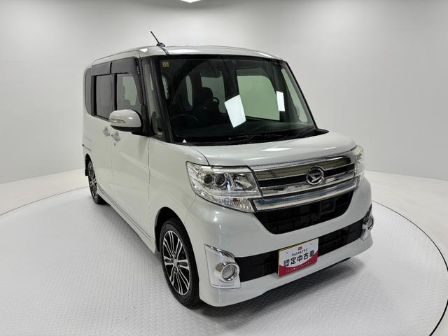 タントカスタムRS SAターボ 防錆塗装済み ETC 両側パワースライドドア ミラクルオープンドア LED リアシートフルフラット オーディオレス プッシュスタート キーフリー ステアリングスイッチ 電動格納ミラー(長野県)の中古車