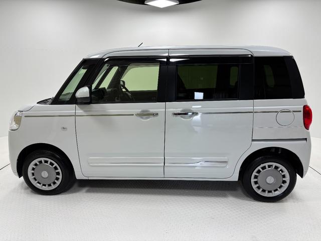 ムーヴキャンバスセオリーＧターボターボ　防錆塗装済み　オーディオレス　ＥＴＣ　ホッとカップホルダー　置きラクボックス　両側シートヒーター　両側パワースライドドア　キーフリー　電動パーキングブレーキ　電動格納ミラー　スマートアシスト（長野県）の中古車