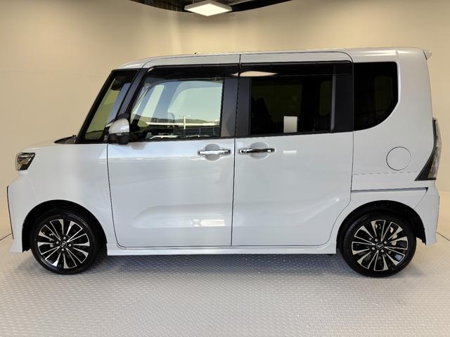 タントカスタムRSターボ 防錆塗装済み オーディオレス 両側シートヒーター 両側パワースライドドア オートエアコン ステアリングスイッチ USBソケット スマートアシスト キーフリー プッシュスタート(長野県)の中古車