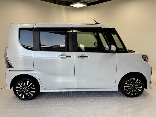 タントカスタムRSターボ 防錆塗装済み オーディオレス 両側シートヒーター 両側パワースライドドア オートエアコン ステアリングスイッチ USBソケット スマートアシスト キーフリー プッシュスタート(長野県)の中古車