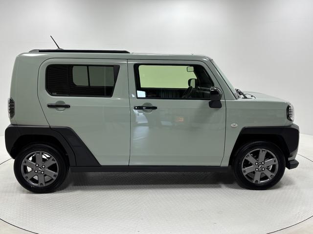 タフトＧターボ　ダーククロムベンチャーターボ　防錆塗装済み　オーディオレス　追従機能　ＵＳＢソケット　両側シートヒーター　ＬＥＤ　オートライト　スカイフィールドトップ　１５インチアルミホイール　電動格納ミラー　キーフリー　スマアシ（長野県）の中古車