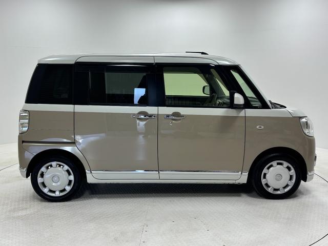 ムーヴキャンバスGメイクアップリミテッド SAIII防錆塗装済み ナビ パノラマモニター Bluetooth 両側電動スライドドア 片側シートヒーター 置きラクボックス ショッピングフック LED オートライト 電動格納ミラー キーフリー スマアシ(長野県)の中古車