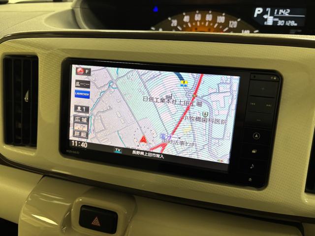 ムーヴキャンバスＸリミテッドメイクアップ　ＳＡIIエンジンスターター　ＥＴＣ　ナビ　バックカメラ　Ｂｌｕｅｔｏｏｔｈ　ハンズフリー　ステアリングスイッチ　両側電動スライドドア　置きラクボックス　オートライト　電動格納ミラー　スマアシ（長野県）の中古車