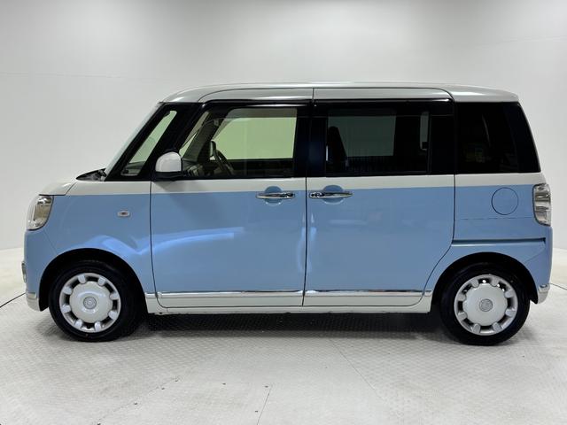 ムーヴキャンバスＸリミテッドメイクアップ　ＳＡIIエンジンスターター　ＥＴＣ　ナビ　バックカメラ　Ｂｌｕｅｔｏｏｔｈ　ハンズフリー　ステアリングスイッチ　両側電動スライドドア　置きラクボックス　オートライト　電動格納ミラー　スマアシ（長野県）の中古車