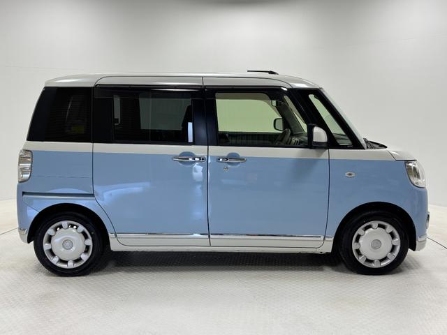 ムーヴキャンバスＸリミテッドメイクアップ　ＳＡIIエンジンスターター　ＥＴＣ　ナビ　バックカメラ　Ｂｌｕｅｔｏｏｔｈ　ハンズフリー　ステアリングスイッチ　両側電動スライドドア　置きラクボックス　オートライト　電動格納ミラー　スマアシ（長野県）の中古車