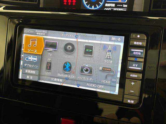 トールカスタムＧエンスタ　追従機能　ドラレコ　ＥＴＣ　純正ナビ　パノラマモニター　後席モニター　Ｂｌｕｅｔｏｏｔｈ　フルセグ　ＨＤＭＩ、ＵＳＢソケット　両側電動スライドドア　両側シートヒーター　フルフラット荷室（長野県）の中古車