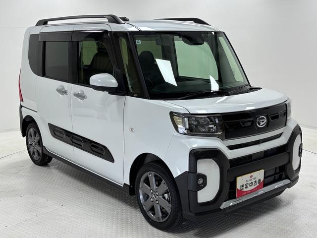 タントファンクロスターボターボ　ドラレコ　ＥＴＣ　７インチ純正ナビ　パノラマモニター　Ｂｌｕｅｔｏｏｔｈ　フルセグ　ＵＳＢソケット　両側電動スライドドア　ミラクルオープンドア　両側シートヒーター　格納式テーブル　キーフリー（長野県）の中古車