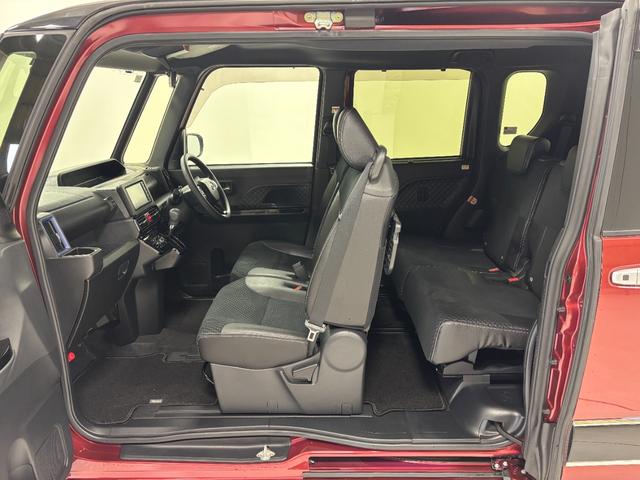 タントカスタムXドラレコ 7インチ純正ナビ パノラマモニター Bluetooth 地デジ USBソケット 両側電動スライドドア ミラクルオープンドア 両側シートヒーター 格納式テーブル LED キーフリー スマアシ(長野県)の中古車