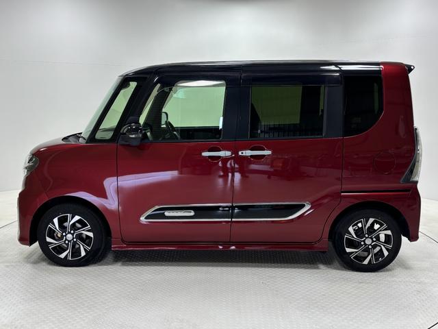 タントカスタムXドラレコ 7インチ純正ナビ パノラマモニター Bluetooth 地デジ USBソケット 両側電動スライドドア ミラクルオープンドア 両側シートヒーター 格納式テーブル LED キーフリー スマアシ(長野県)の中古車