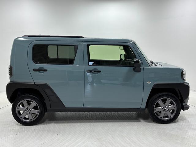 タフトＧターボ　ダーククロムベンチャーターボ　追従機能　オーディオレス　ＵＳＢソケット　スカイフィールトップ　電動パーキングブレーキ　ＬＥＤ　オートライト機能　１５インチアルミホイール　プッシュスタート　キーフリー　スマアシ（長野県）の中古車