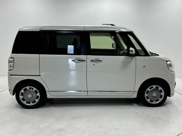 ムーヴキャンバスＧメイクアップリミテッド　ＳＡIIIドラレコ　純正ナビ　パノラマモニター　Ｂｌｕｅｔｏｏｔｈ　フルセグ　ハンズフリー通話　ＵＳＢソケット　両側電動スライドドア　片側シートヒーター　置きラクボックス　ＬＥＤ　オートライト　スマアシ（長野県）の中古車