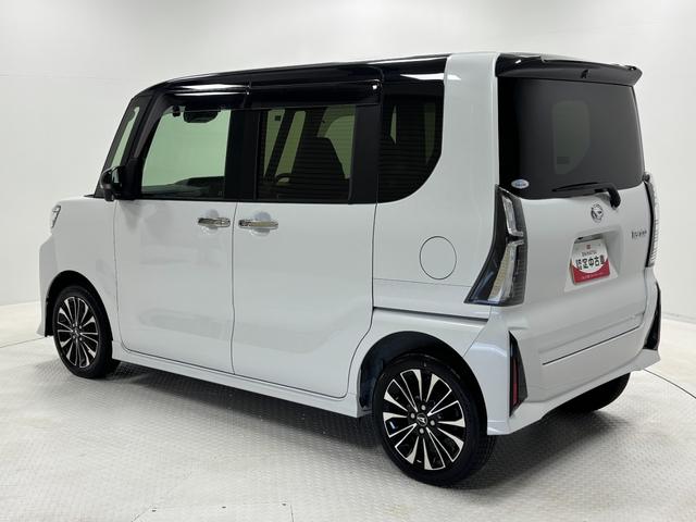 タントカスタムＲＳターボ　ＥＴＣ　純正ナビ　パノラマモニター　Ｂｌｕｅｔｏｏｔｈ　ハンズフリー　フルセグ　ＵＳＢソケット　両側電動スライドドア　ミラクルオープンドア　両側シートヒーター　格納式テーブル　ＬＥＤ　スマアシ（長野県）の中古車