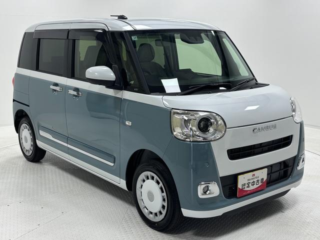 ムーヴキャンバスストライプスＧＣＤチューナー　両側電動スライドドア　両側シートヒーター　ホッとカップホルダー　置きラクボックス　電動格納ミラー　電動パーキングブレーキ　ＬＥＤ　オートライト機能　キーフリー　スマアシ（長野県）の中古車