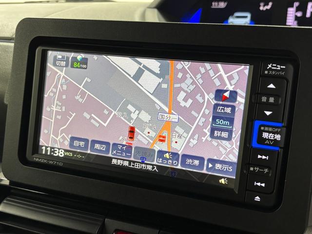 タントカスタムＲＳセレクションターボ　ドラレコ　ＥＴＣ　追従機能　純正ナビ　バックカメラ　Ｂｌｕｅｔｏｏｔｈ　フルセグ　ハンズフリー通話　ＵＳＢソケット　両側電動スライドドア　両側シートヒーター　ＬＥＤ　オートライト　スマアシ（長野県）の中古車