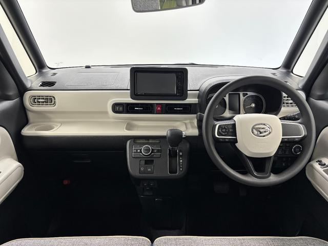 ムーヴキャンバスストライプスGドラレコ 純正ナビ パノラマモニター Bluetooth フルセグ ハンズフリー通話 両側電動スライドドア 両側シートヒーター ホッとカップホルダー 置きラクボックス LED オートライト スマアシ(長野県)の中古車