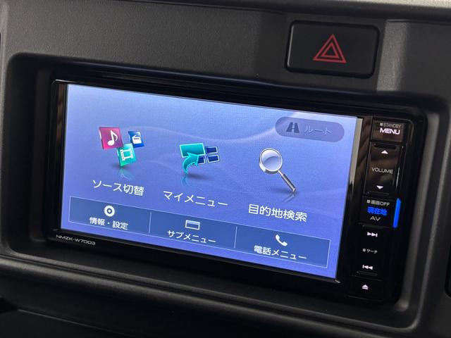 ハイゼットカーゴクルーズターボSAIIIターボ MT5 ETC 純正ナビ Bluetooth フルセグ マニュアルエアコン オーバーヘッドシェルフ フルフラット荷室 パートタイム4WD 電動格納ミラー LED キーレスエントリー 衝突回避(長野県)の中古車