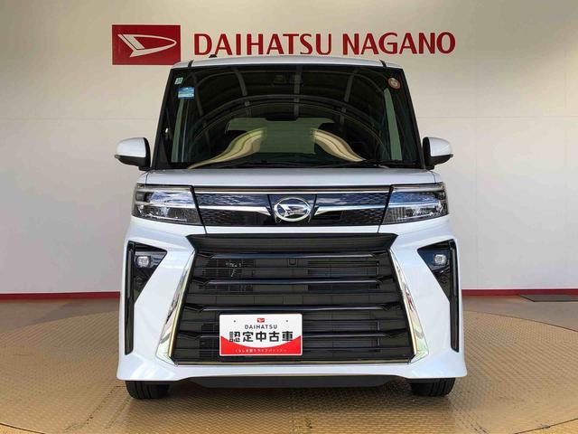 タントカスタムＲＳ２ＷＤ　ターボ　シートヒーター　両側電動スライドドア　アイドリングストップ　プッシュスタート　スマートキー　衝突被害軽減システム　横滑り防止機能　オートライト　オートエアコン　ＡＢＳ（長野県）の中古車