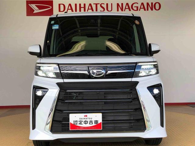 タントカスタムＲＳ２ＷＤ　ターボ　シートヒーター　両側電動スライドドア　アイドリングストップ　プッシュスタート　スマートキー　衝突被害軽減システム　横滑り防止機能　オートライト　オートエアコン　ＡＢＳ（長野県）の中古車