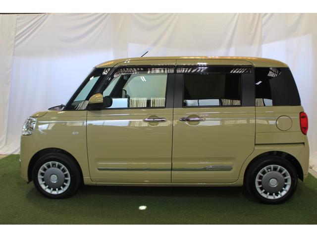 ムーヴキャンバスセオリーＧ認定中古車　純正ナビ対応パノラマモニター　ステアリングスイッチ　両側パワースライドドア　ＬＥＤヘッドライト　キーフリーシステム　　前席シートヒーター　ホッとカップホルダー　セキュリティアラーム（香川県）の中古車