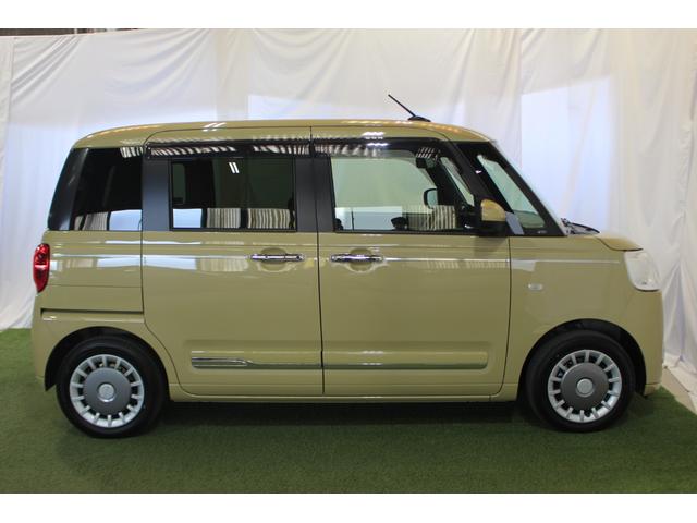 ムーヴキャンバスセオリーＧ認定中古車　純正ナビ対応パノラマモニター　ステアリングスイッチ　両側パワースライドドア　ＬＥＤヘッドライト　キーフリーシステム　　前席シートヒーター　ホッとカップホルダー　セキュリティアラーム（香川県）の中古車